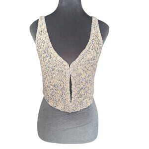 American Eagle Womens Knitted Sleeveless Crop Top S